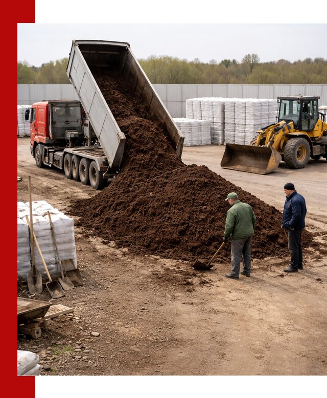 Доставка торфяных смесей оптом и в розницу в Троицке