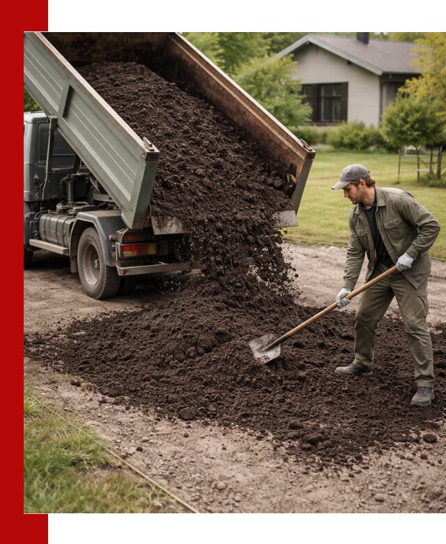 Чернозем для газона с доставкой в Троицке быстро и качественно