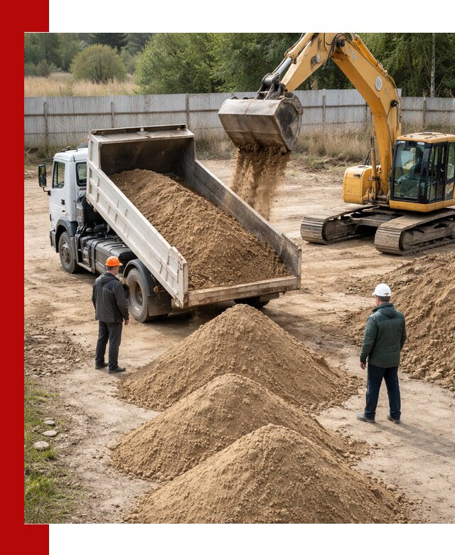 Доставка супеси вагонными и автопартиями в Троицке