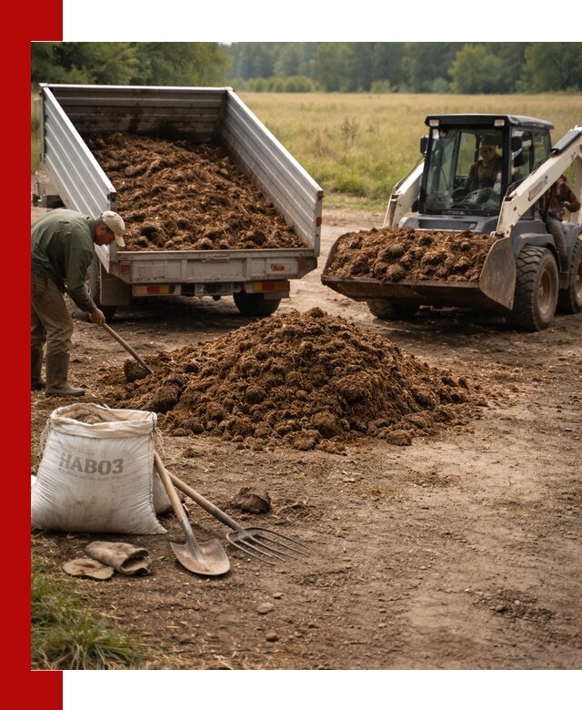 Доставка конского навоза в Троицке с разгрузкой и доставкой на объект