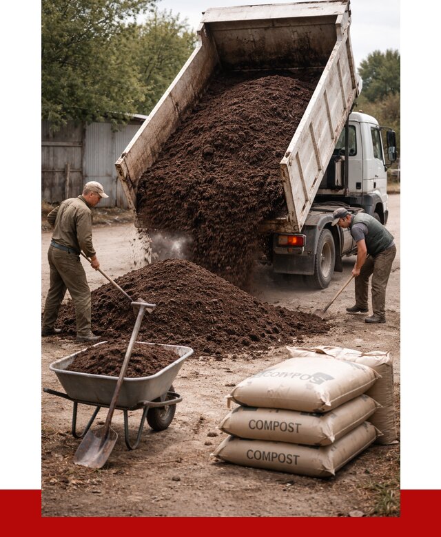 Купить компост в Троицке от 4331 р. за куб с доставкой | ПРОНЕРУДТрц