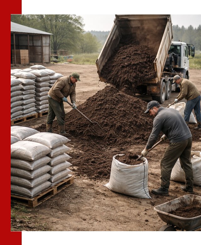 Доставка компоста оптом и в розницу в Троицке