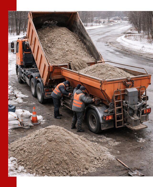 Поставка и вывоз пескосоля в Троицке оптом и в розницу