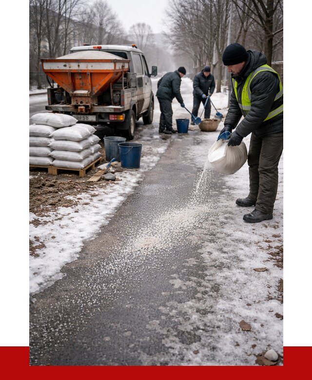 Реагент против гололеда в Троицке с доставкой от 4640 р. | ПРОНЕРУДТрц