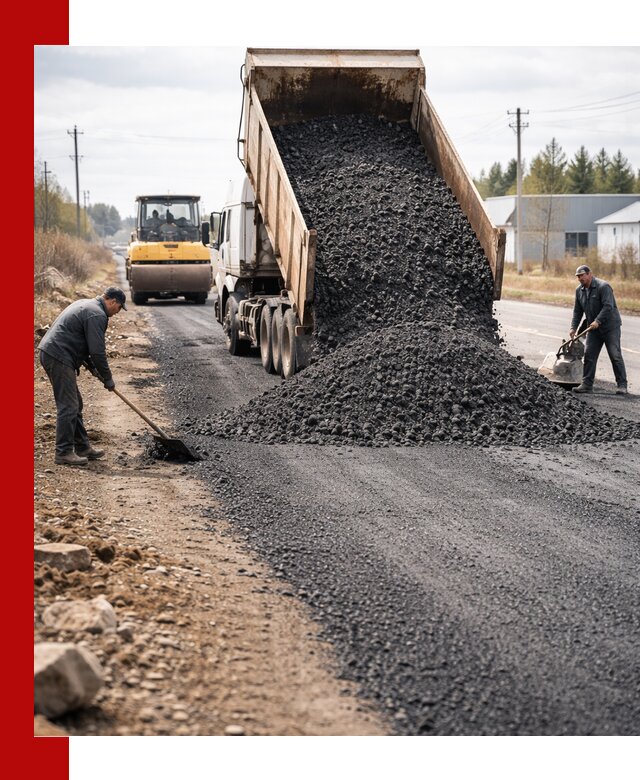 Асфальтовая крошка для дорог в Троицке — поставка и доставка