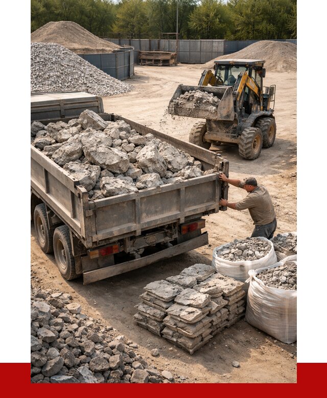 Купить бой бетона с доставкой в Троицке от 4949 р. | ПРОНЕРУДТрц