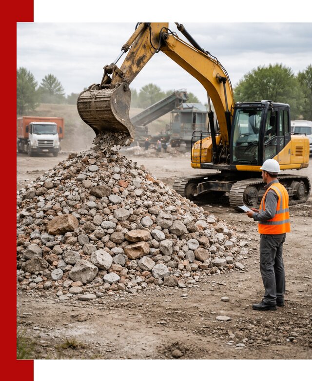 Доставка и вывоз строительного боя в Троицке