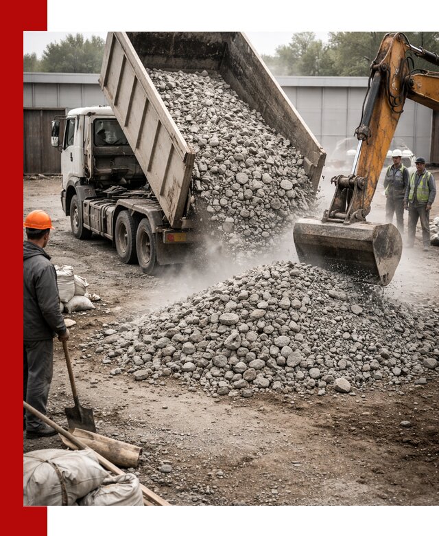 Доставка дробленого бетона в Троицке оптом и в розницу