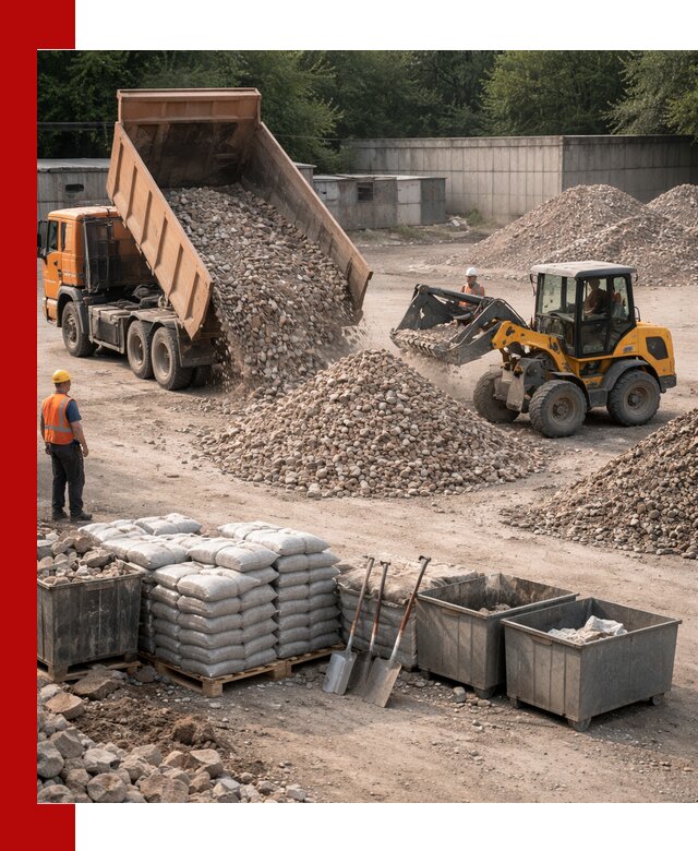 Вторичные материалы для отсыпки в Троицке — поставка и доставка