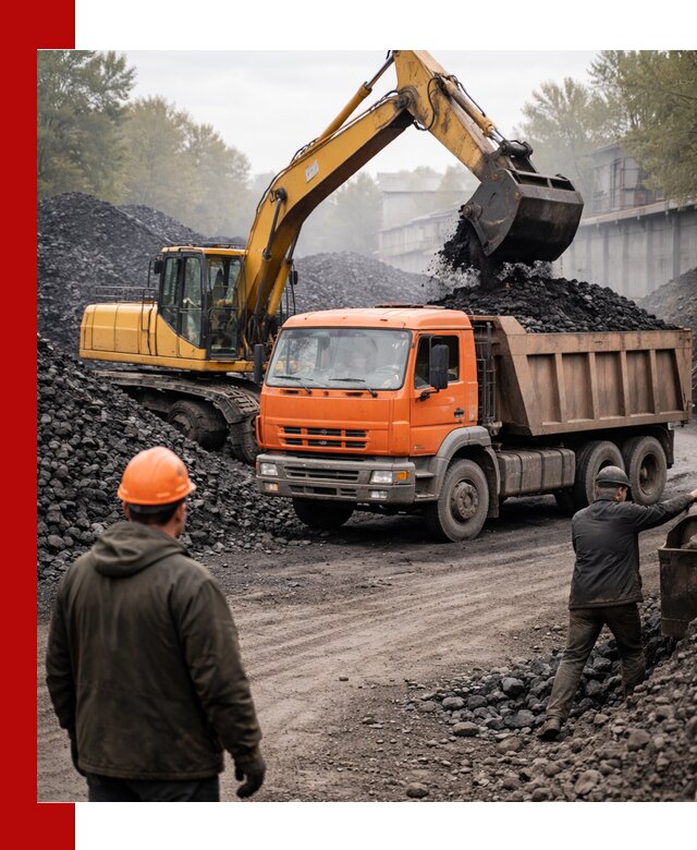 Доставка угля автотранспортом в Троицке быстро и выгодно