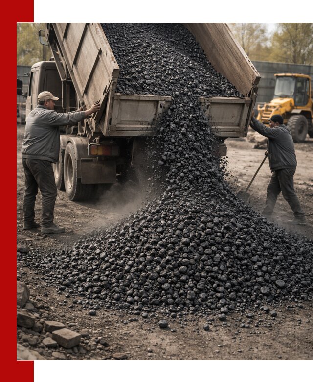 Доставка угля семечка самосвалами в Троицке