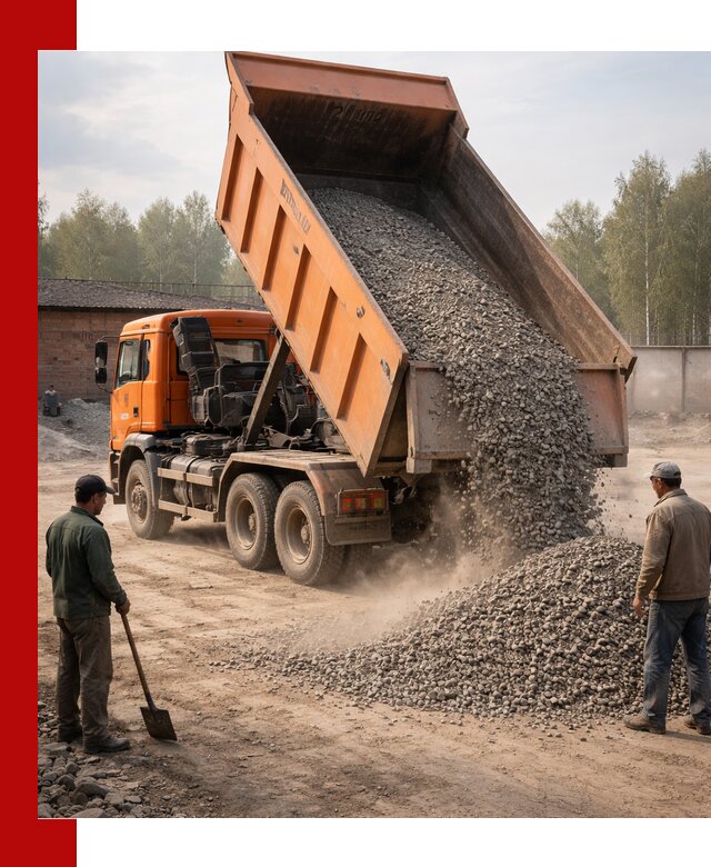 Доставка самосвалом 20 м3 в Троицке быстро и надежно