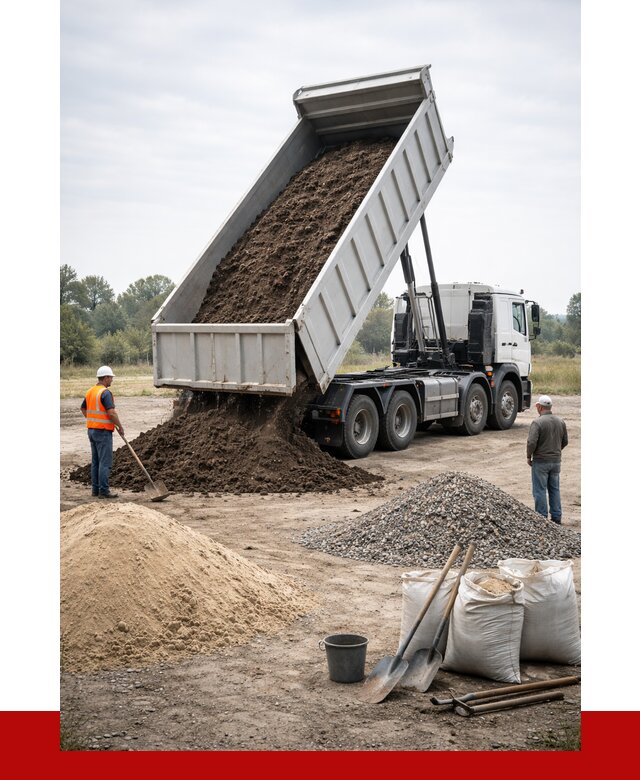 Доставка самосвалом 30 кубов в Троицке от 8764 р. | ПРОНЕРУДТрц