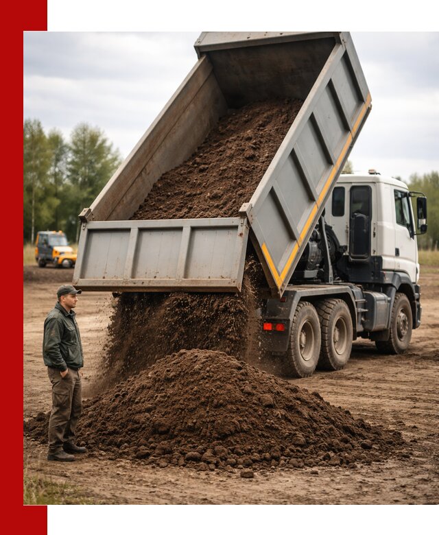 Аренда самосвала с водителем в Троицке для сыпучих грузов и навоза
