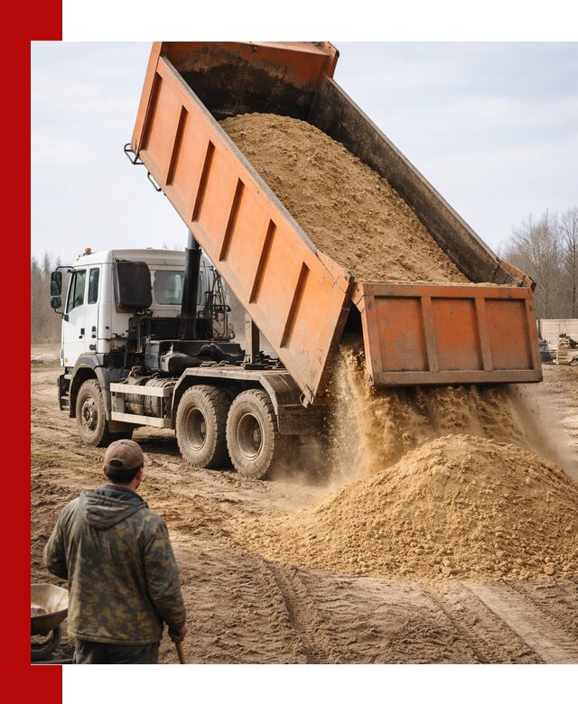 Аренда самосвала 20 тонн для перевозки грузов в Троицке