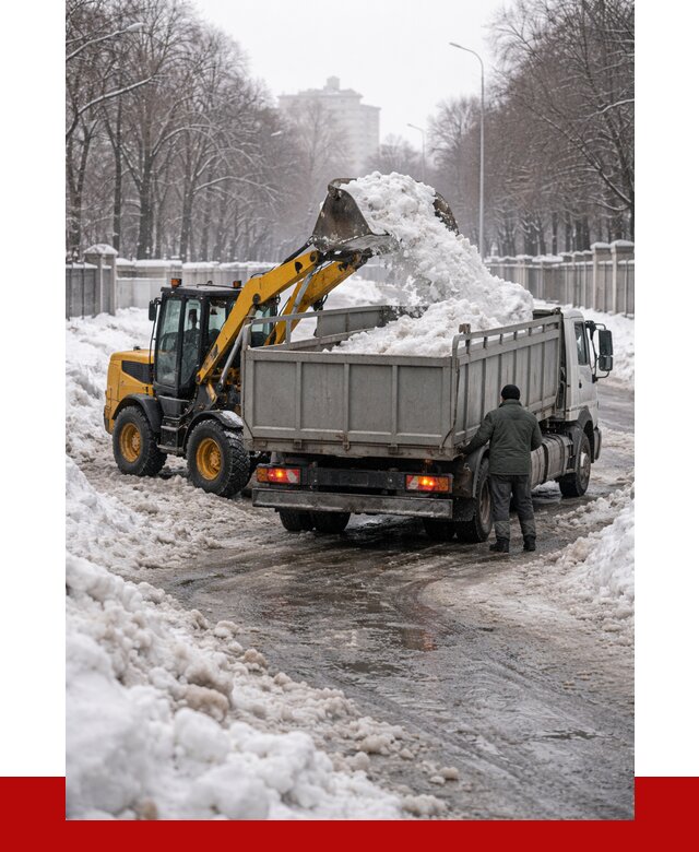 Вывоз снега с погрузкой в Троицке от 3609 р. ПРОНЕРУДТрц